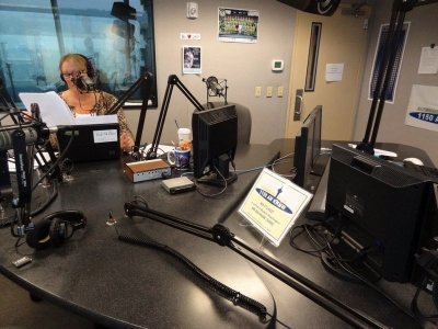 Vicki St Clair Live on Air, KKNW Studios, Seattle.